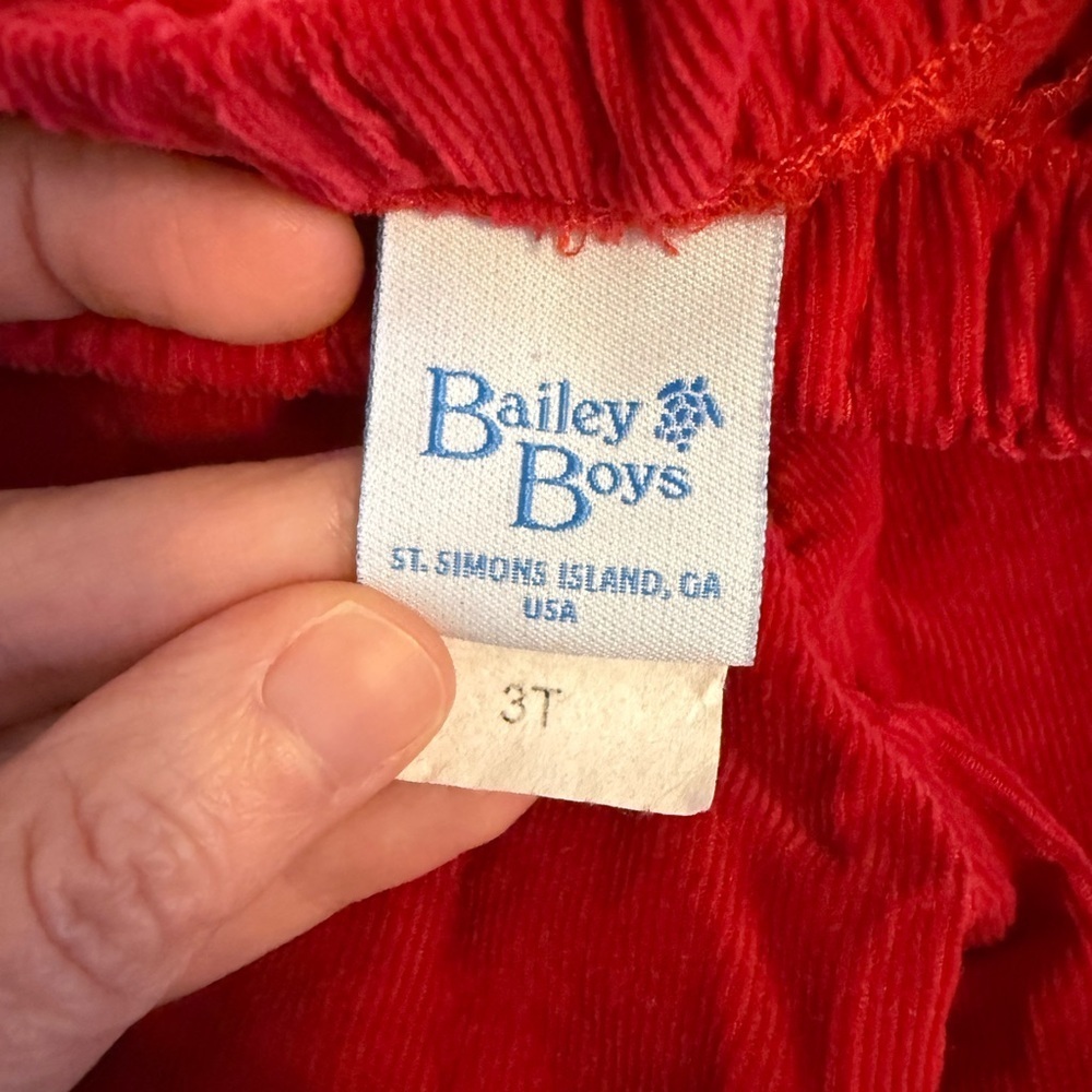 Christmas Holiday Toddler Boy Corduroy Pants Size 3T - Picture 6 of 8